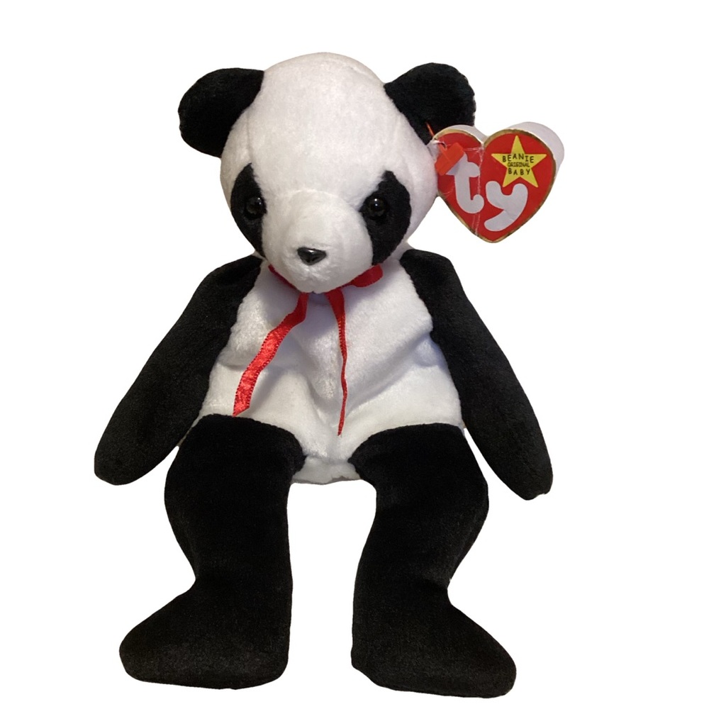 Vintage TY Beenie Babies “Fortune” 1998 Panda